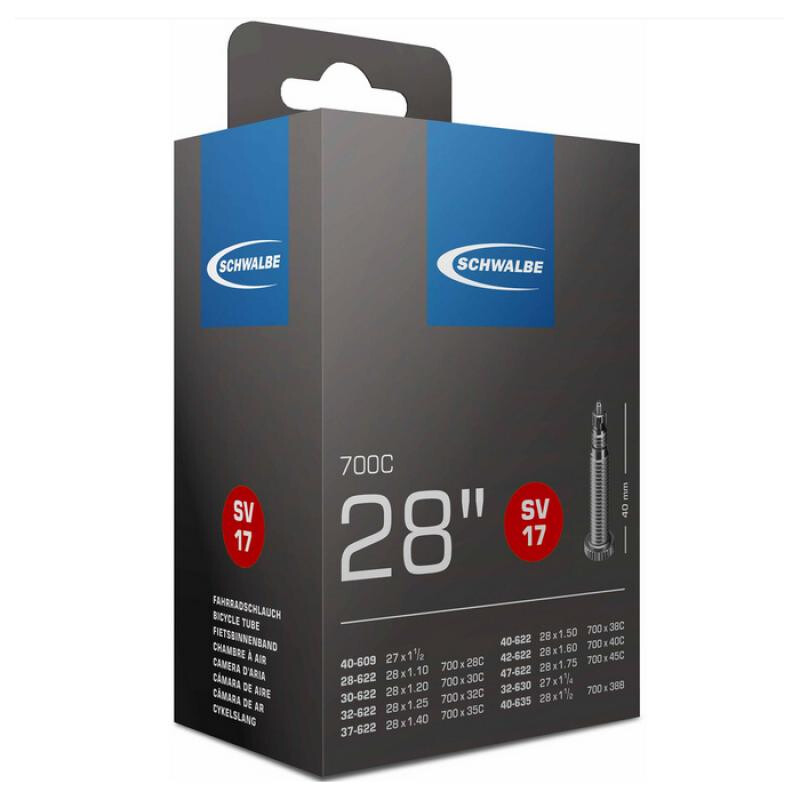 Schwalbe Schlauch SV17 28" 28/47-622/635 Prestaventil 40mm geblistert