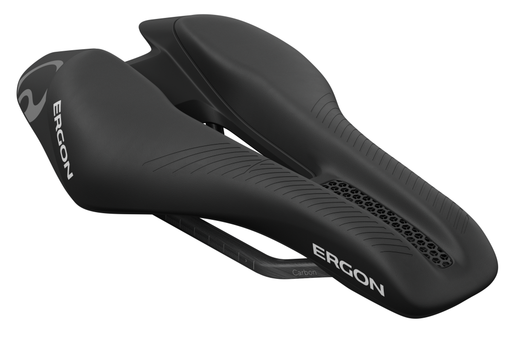 Ergon Sattel SR Tri Pro Carbon Lady Front mit Öffnung black