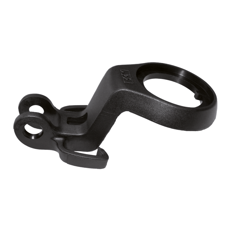 Busch & Müller Scheinwerferhalter, Kunststoff, für Steuersatz 1 1/8", schwarz, 471B/1