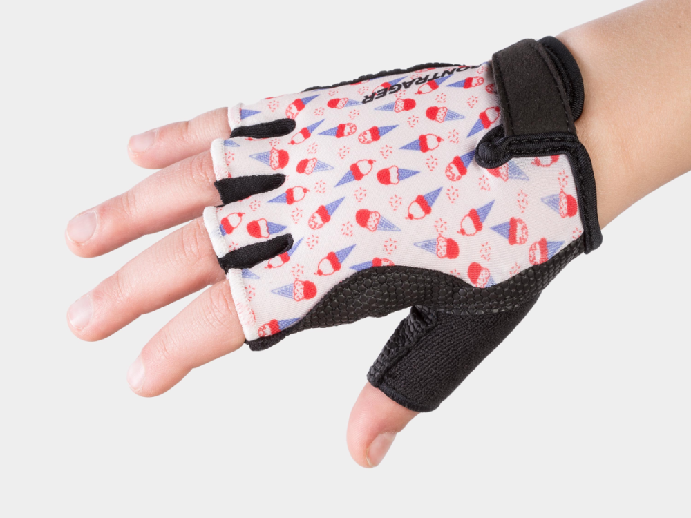 BONTRAGER Glove Kids Small/Medium (4-6) White Ice Cream Cone