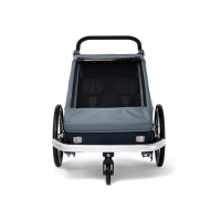Croozer Anhänger CRO Kid Vaaya 2 Blue Graphite blue (Bike+Buggy)2 Plätzer