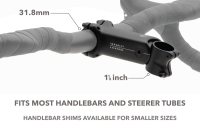 REDSHIFT ShockStop Stem, +30 degrees, 100mm, black