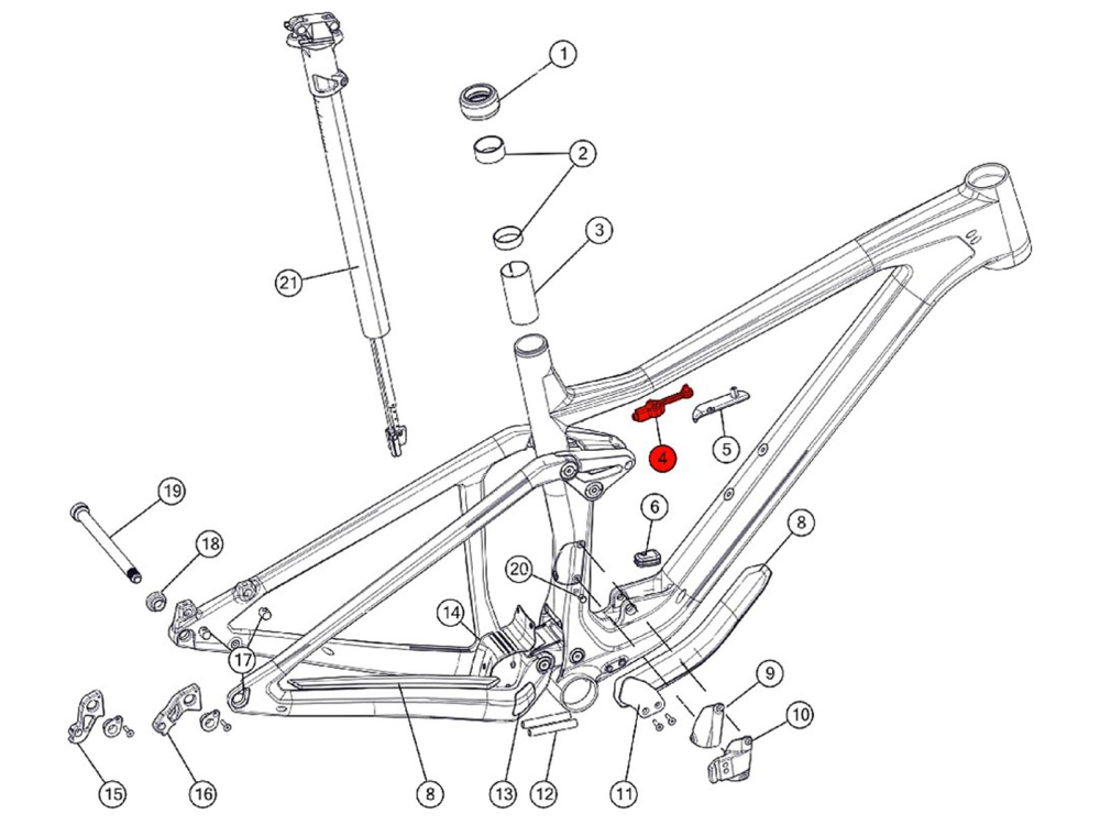 BMC Trailsync Lockbody Kit MY18