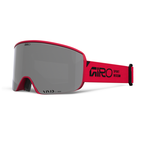 Giro Axis Vivid Goggle, red stacked vivid onyx S3 +S1