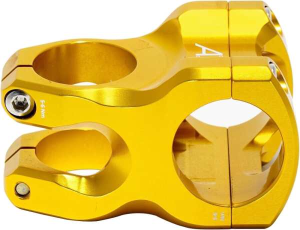 INDUSTRY NINE A35 Stem - Gold Body - Gold Faceplate - 40mm - Steel Bolts