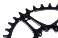 RadoxX Kettenblat RUND, MTB, für Sram, Chainring MTB 8Bolt, 36 Zähne, Black