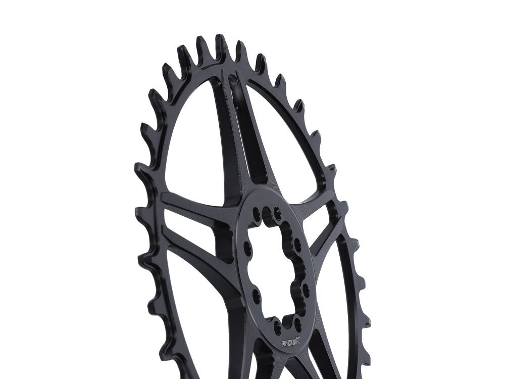 RadoxX Kettenblat RUND, MTB, für Sram, Chainring MTB 8Bolt, 36 Zähne, Black