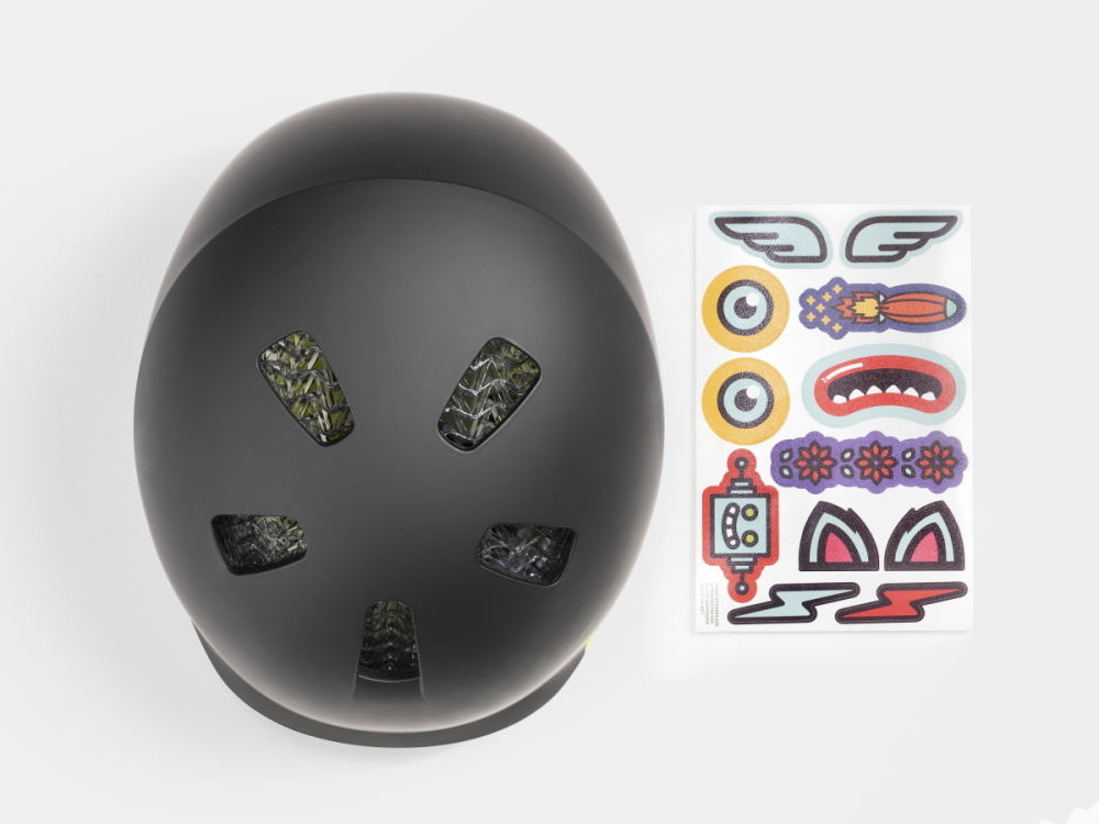 BONTRAGER Helm Jet WaveCel Youth Black/Volt CE