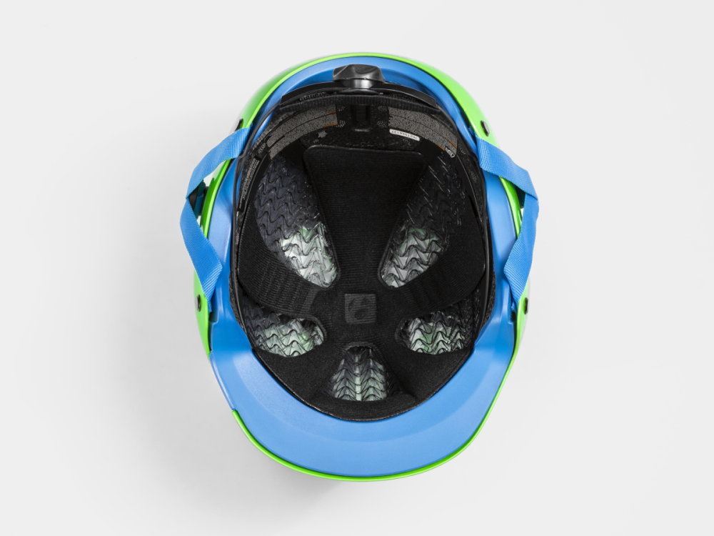 BONTRAGER Helm Jet WaveCel Youth Vis Green/Royal CE