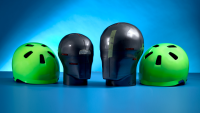 BONTRAGER Helm Jet WaveCel Youth Vis Green/Royal CE