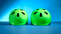 BONTRAGER Helm Jet WaveCel Youth Vis Green/Royal CE