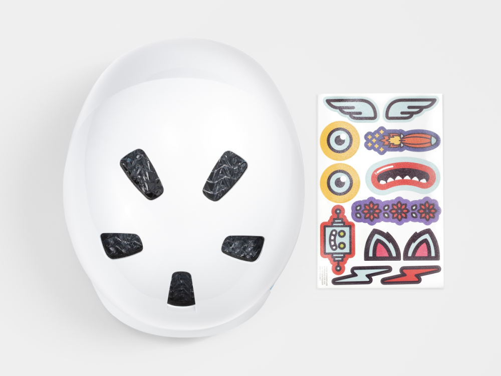 BONTRAGER Helm Jet WaveCel Youth White/Azure CE