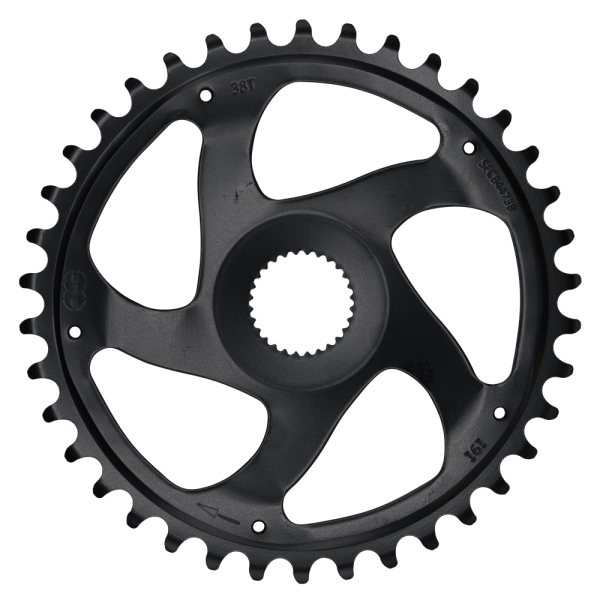 Bosch Kettenblatt, Gen4, 38T, 11/128", direct mount, Kettenlinie 52,0mm, black