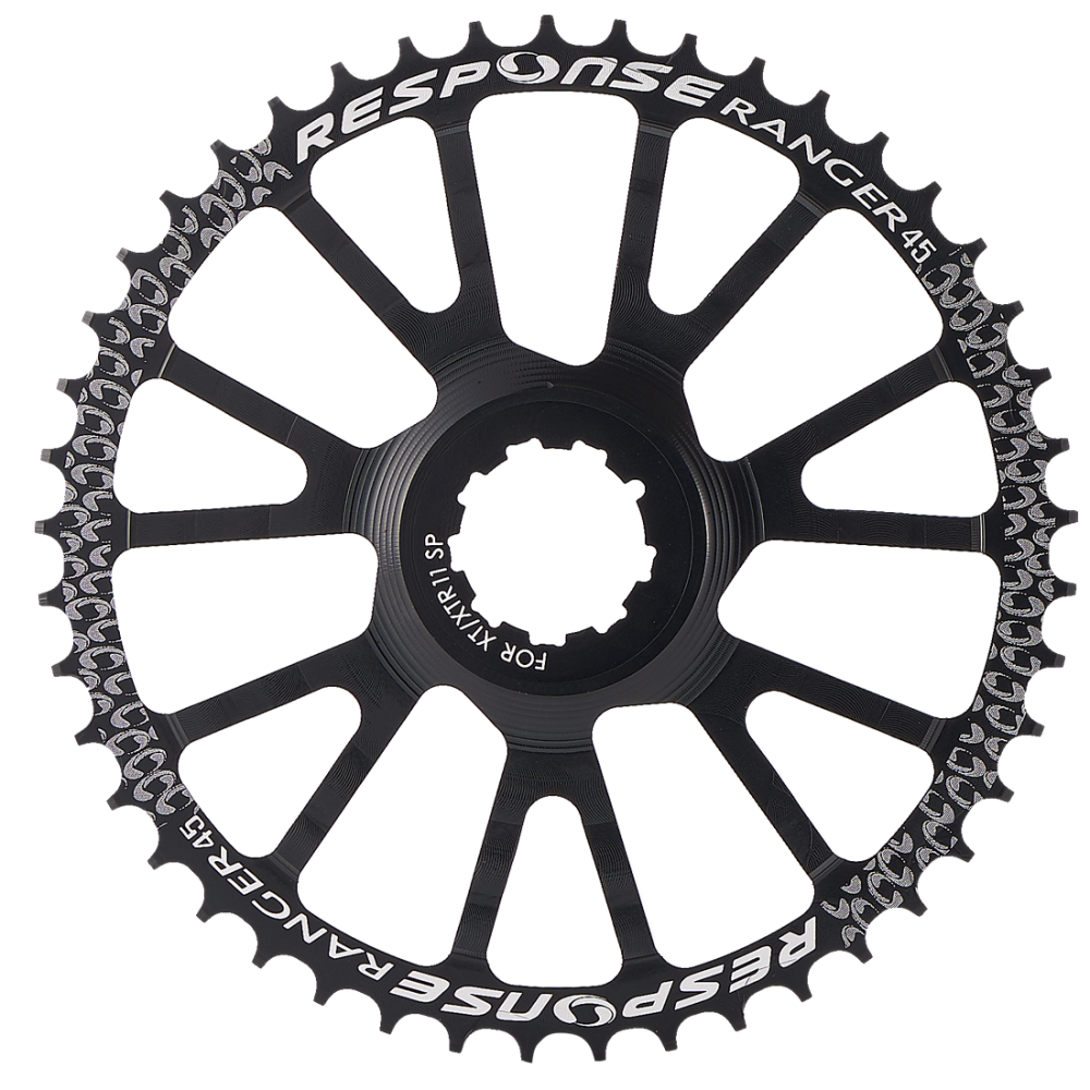 Shimano Ritzel, Sprocket 45T Alu 7075 CNC inkl. Spacer + 18T Zahnkranz, /SRAM rear, 1x11speed