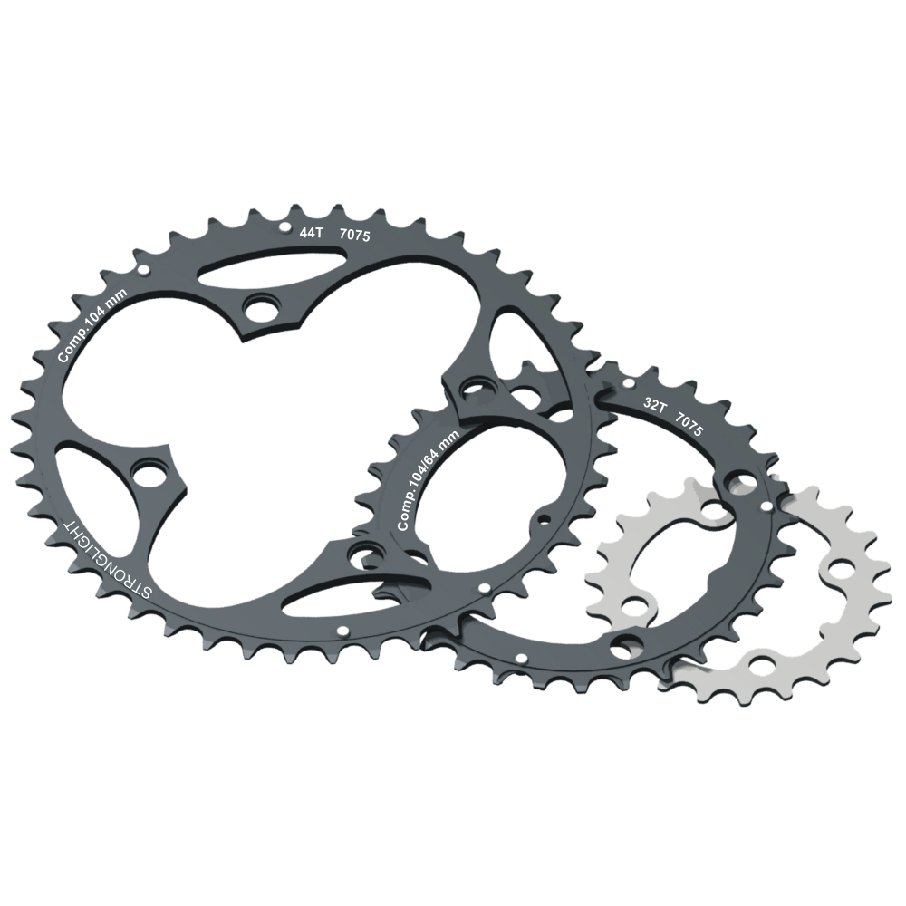 Kettenblatt, TYPE XC, 64,Steel, 22, silver, Triple in, 4 arms