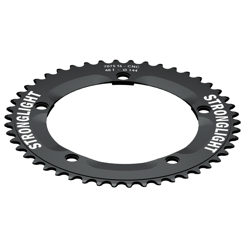 Kettenblatt,TYPE S, 144, 7075-T6, 50, 1/2" x 1/8", black/Track, 5 arms