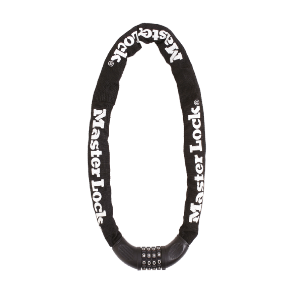 Kettenschloss, Zahlenkombination black Länge 90cm Ø 8mm 8392