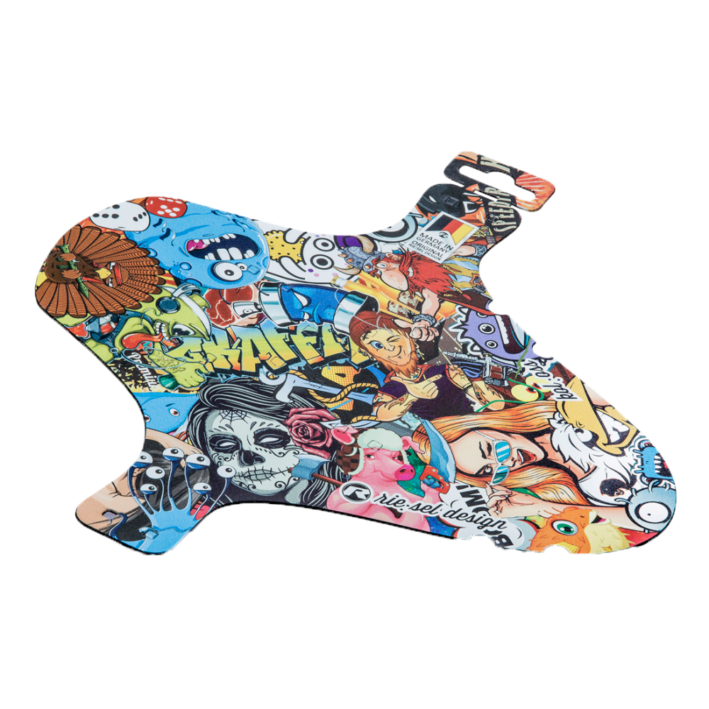 Spritzschutz, Kol:oss, Stickerbomb Eyecatcher, mit Verpackung/Kabelbinder