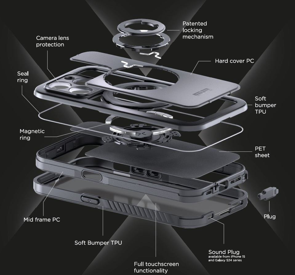 SP Connect Phone Case Xtreme iPhone 17 Pro Max SPC+ schwarz