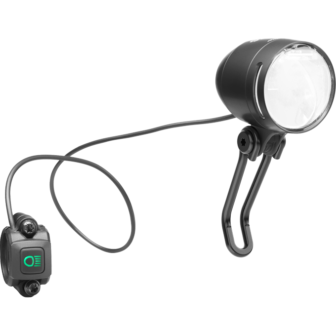 Scheinwerfer E-Bike, IQ-XS High Beam 100/150 Lux, DC 9-48V, 11W, 167HRU65, he6