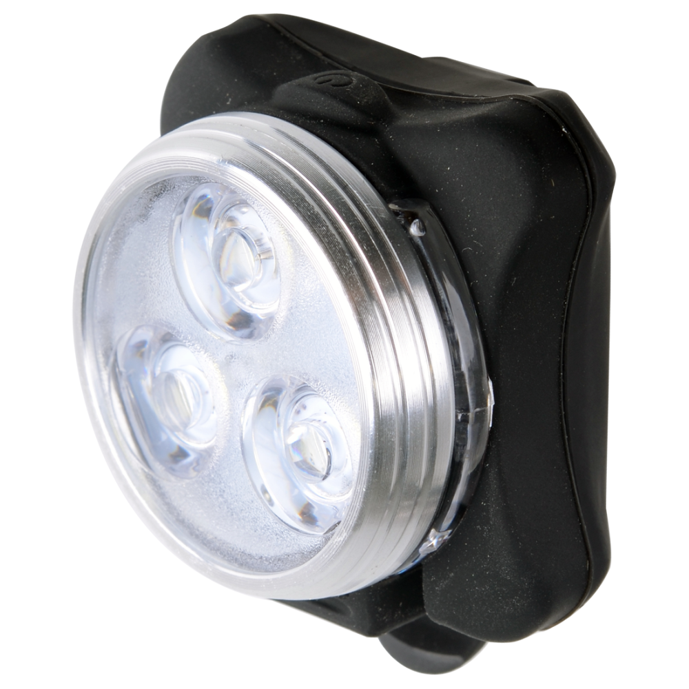 Scheinwerfer, LED, 5 Funktionen, bis 40 Lumen, USB Akku inside, inkl. Schnellspannverschluss
