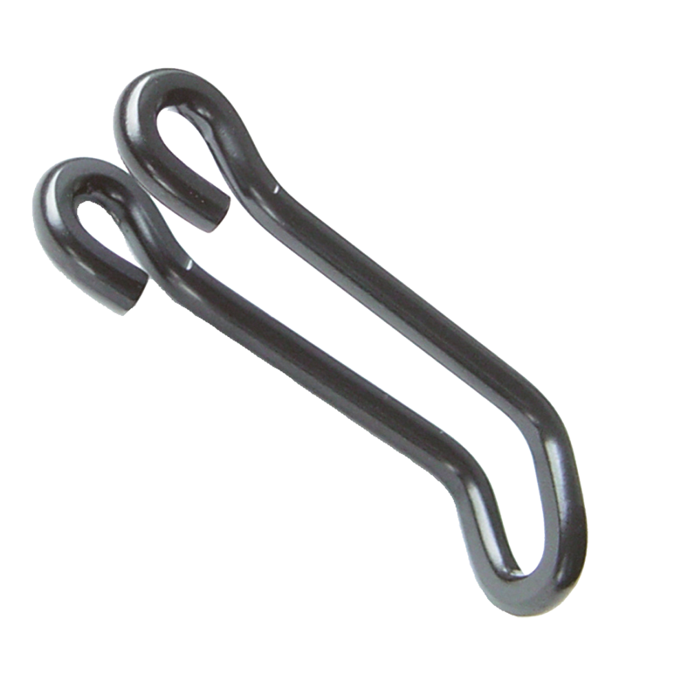 Busch & Müller Scheinwerferhalter, Edelstahl, NiroDraht schwarz, L:45/18 mm, 475DS