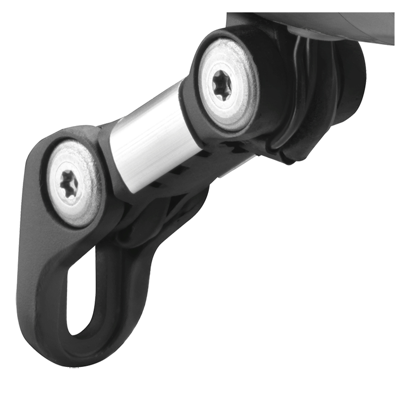 Busch & Müller Scheinwerferhalter, IQ-X, silber, 464H