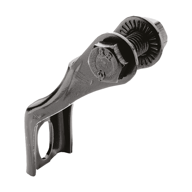 Busch & Müller Scheinwerferhalter, Metall schwarz, inkl. Schraube, 471F