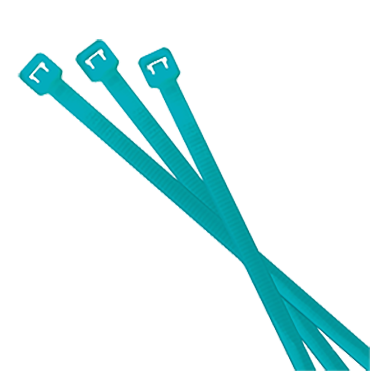 Riesel Design Kabelbinder, neon blue, 25er Set