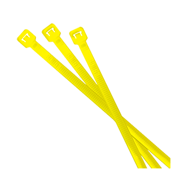 Riesel Design Kabelbinder, neon yellow, 25er Set