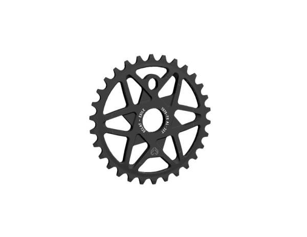 ÉCLAT EXILE sprocket, 33t, bolt drive, black