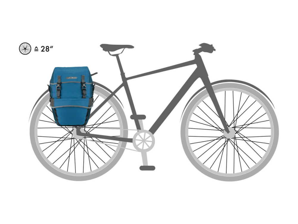 Ortlieb ORTLIEB Bike-Packer Plus (Paar), dusk blue - denim