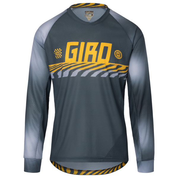 Giro M Roust LS Jersey, dark shark dune, X