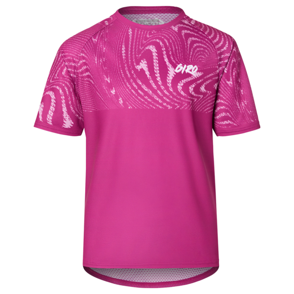 Giro Y Roust Jersey, pink ripple
