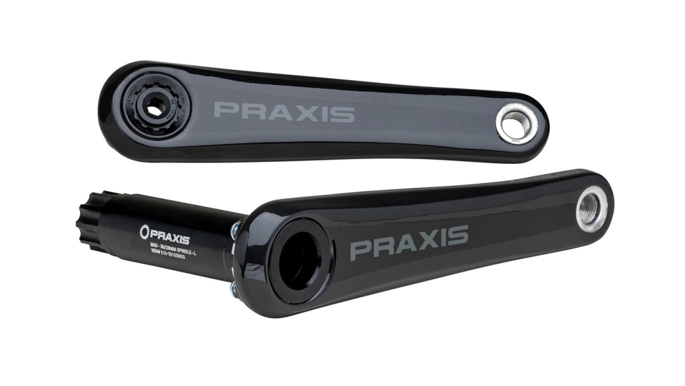 Praxis Zayante alu Kurbel – M28/30 – Direct Mount, 48/32 4-Loch 160/104 mm, 172.5 mm