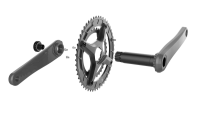 Praxis Zayante alu Kurbel – M28/30 – Direct Mount, 48/32 4-Loch 160/104 mm, 172.5 mm