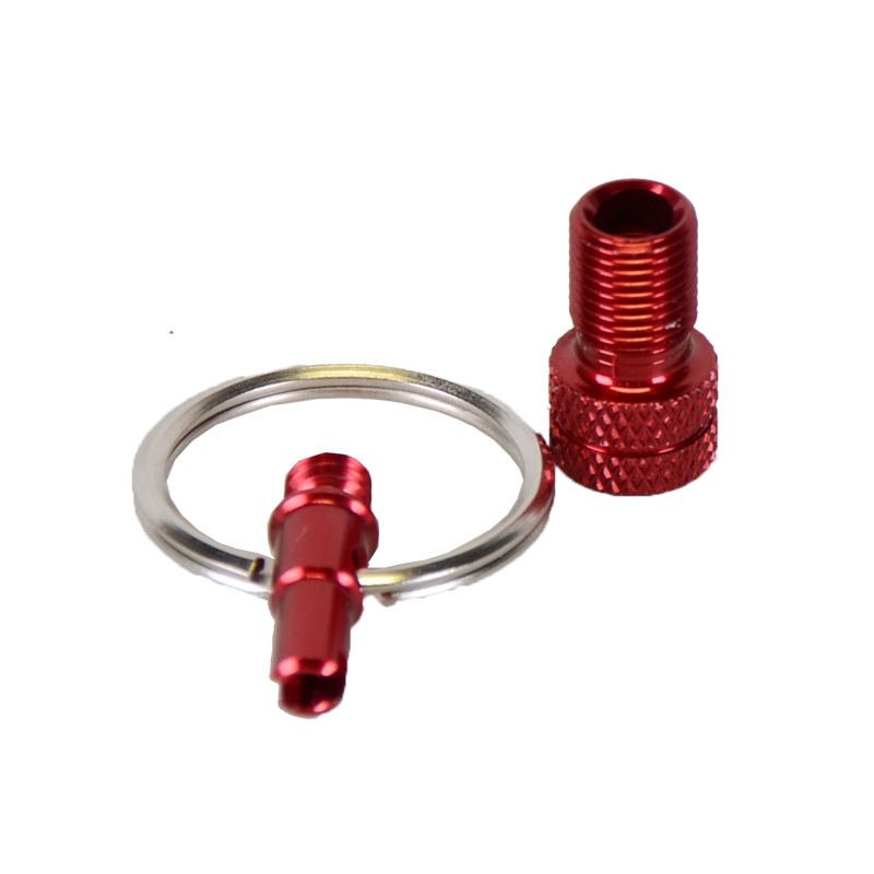 by.Schulz Ventiladapter, Mini-Tool Alu eloxiert red 1Stk