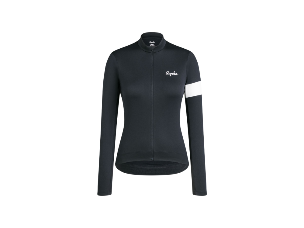 RAPHA Jersey 24 Core Thermal Long Sleeve Women Large Black