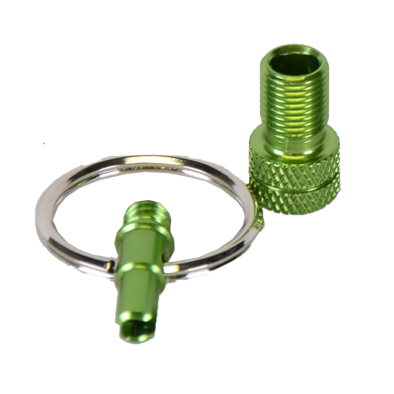 by.Schulz Ventiladapter, Mini-Tool Alu eloxiert green