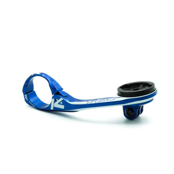 K-Edge Limited Edition GARMIN/WAHOO MAX XL Combo Mount, blue, 31.8mm