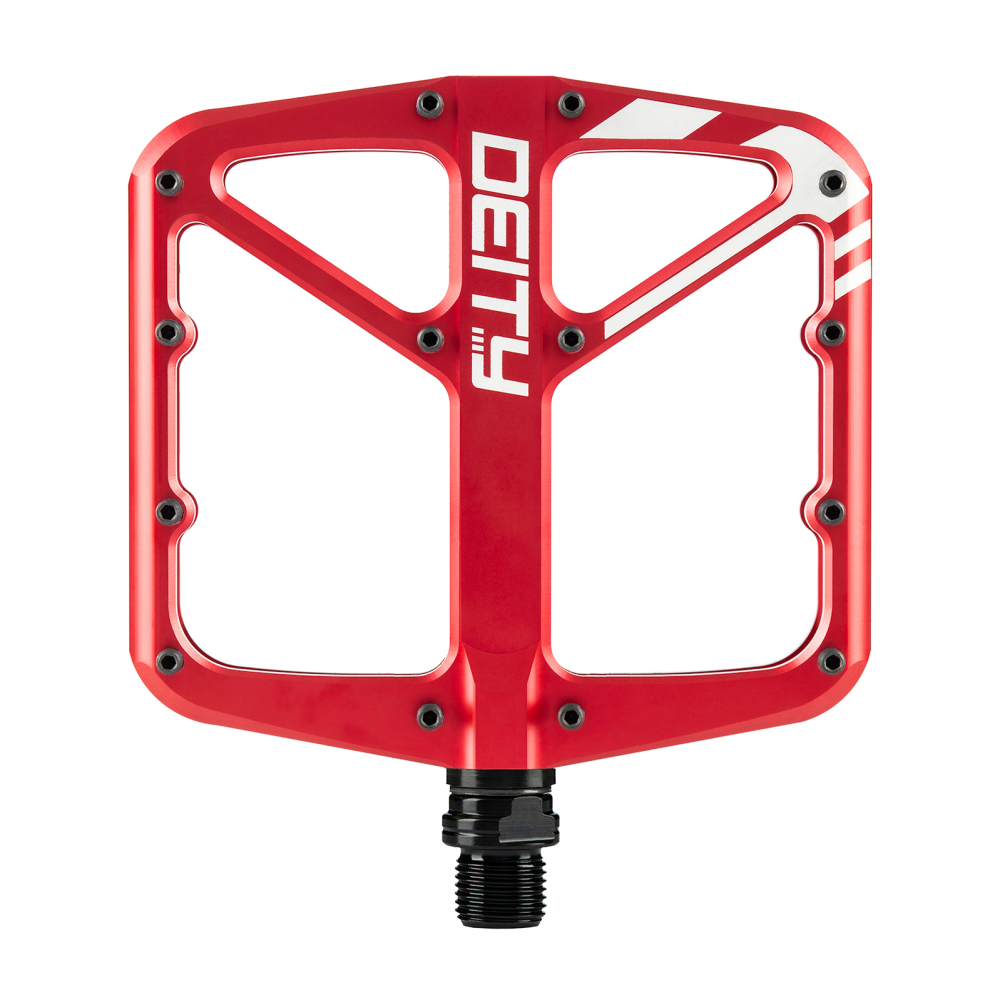 Deity Supervillain Pedale. Red.