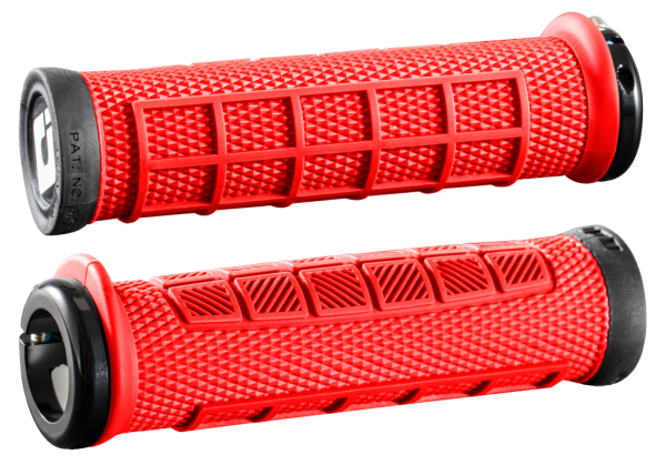 ODI Elite Pro Lock-On Griff. Red/Black.