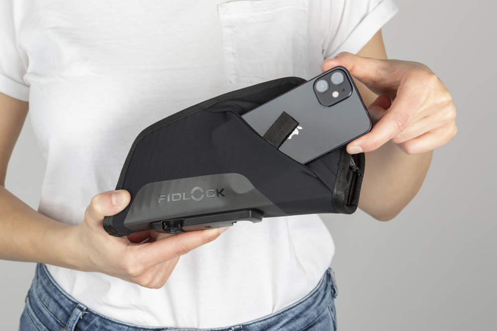 Fidlock TWIST Essential Bag, Set (mit Bike Base), Medium. Black.