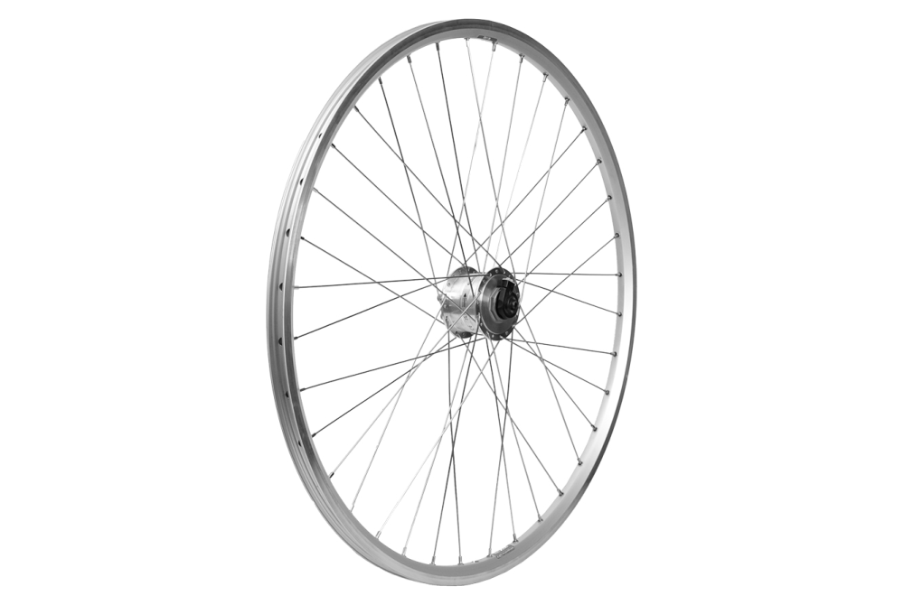 No Name Laufrad vorne 28" 622x19 Nabendynamo DH3D32AA 100mm 6-Loch QR silber