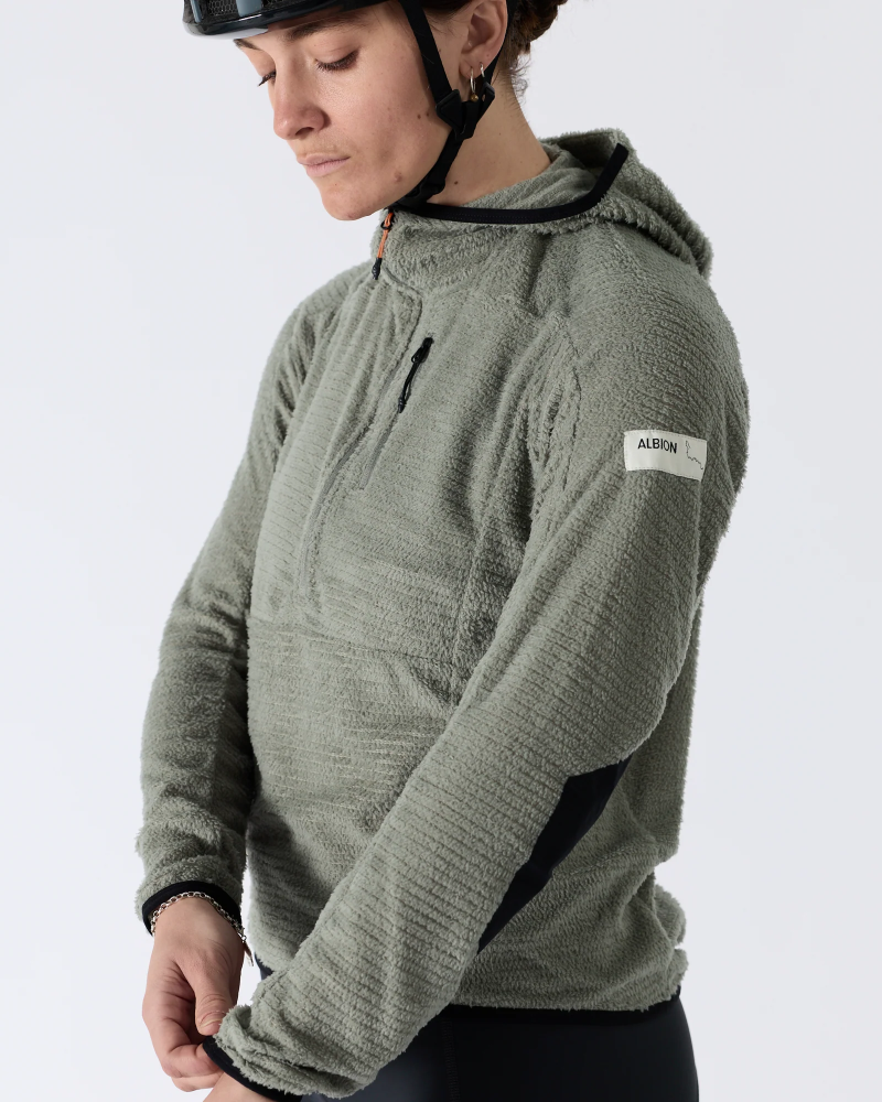 Albion Cycling Unisex Primaloft Active Evolve Hoodie Limestone XL