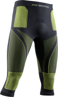 X-BIONIC Men Energy Accumulator 4.0 Pants 3/4 charcol/yellow