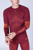 X-BIONIC Men Energy Accumulator 4.0 Shirt LG SL dune red/orange