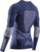 X-BIONIC Men Energy Accumulator 4.0 Shirt LG SL marine/optical white