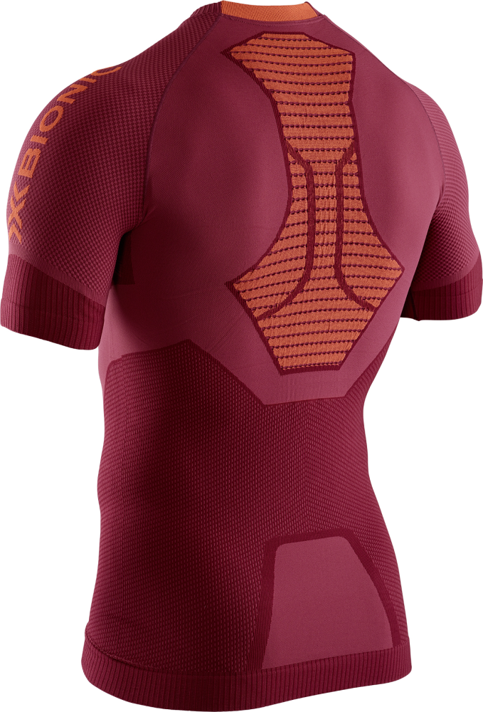 X-BIONIC MEN Invent 4.0 Running Shirt SH SL namib red/kurkuma orange