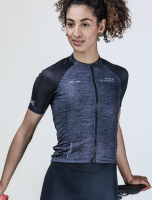 X-BIONIC Women CoreFusion Endurance Merino Jersey SH SL opal black melange
